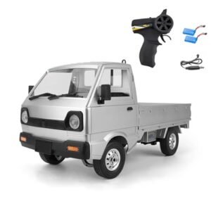 Dodoore Baron RC Drift Truck 1 10 Scale Remote Control Car 2 4GHz All Terrain Off Road Pickup with Brushed Motor LED Headlights 2 Batteries RTR for Adults Silver