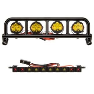 MEUS RACING RC Helicopter LED Light Kit High Quality Aluminum Roof and Tail Lights for 1/10 Scale Models