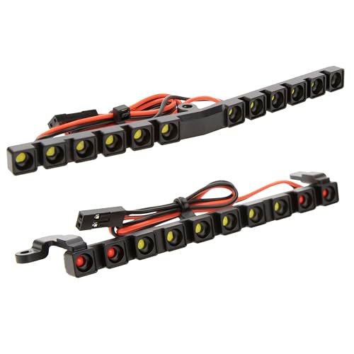 MEUS RACING Vanquish RC Light Bar LED Roof Light Tail Light Kit for 1 10 Scale Crawler Upgrades