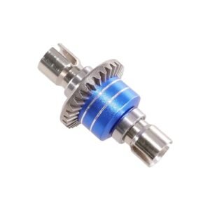 Wozia Trencher RC Tires for Hyper Go MJX H16BM H16GT H16DR H16PL 16207 16210 H14BM 14209 14210 14301 14303 1/14 1/16 All RC Car Upgraded Metal Front and Rear Differential Gear Parts Blue
