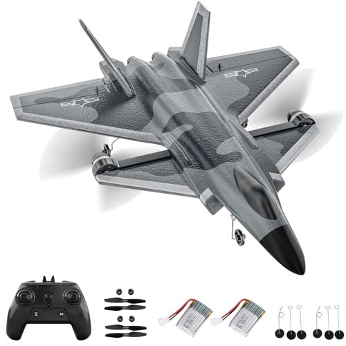 Leopmase Best Beginner 4 Channel RC Plane with Xpilot Stabilization System Aerobatic Brushless Motor Remote Control Airplane