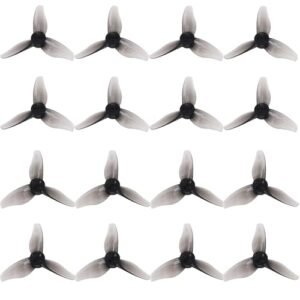 Raflot 16pcs Gemfan Hurricane 2023 3 Blade Propeller 2 Inch 3 Holes Props 1105 1108 Motor for Toothpick RC Drone FPV Racing 8CW 8CCW Compatible with 2.8 Inch RC Tires