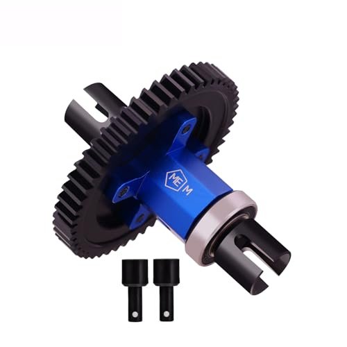 Mesimsple Steel 52t Center Differential Diff Locker Spool Outdrive Cup for 1 8 Sledge 4WD Rally Monster RC Truck Upgrades Part Blue