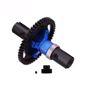 Mesimsple Enhanced Version 50T Center Differential Diff Locker Spool 17T Pinion Gear for Arrma 1 7 Felony Infraction Limitless Mojave 6S 1 8 Kraton Outcast Notorious Talion Series Blue