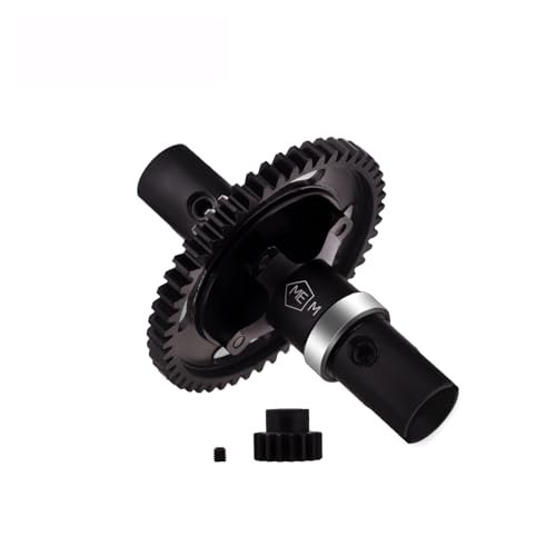 Black Rhino RC Wheels Mesimsple Enhanced 50T Center Differential Diff Locker Spool 17T Pinion Gear for Arrma 1/7 Felony Infraction Limitless Mojave 6S
