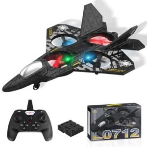 SkyMaster L0712 RC Plane Graphics 2.4GHz Remote Control Fighter Jet with Auto Hovering and 3D Flip for Beginners Kids and Adults