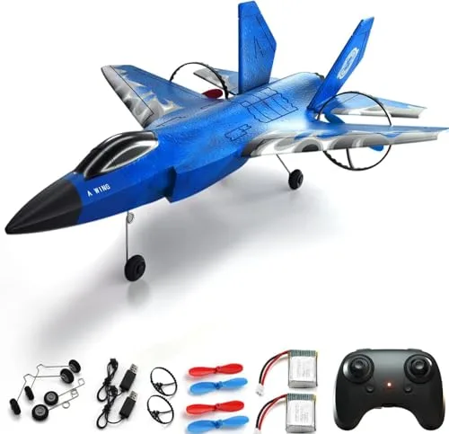 Argos RC Plane Crohorizon Gravity Glider Remote Control Airplane with 2 Batteries for Kids Over 12 Blue