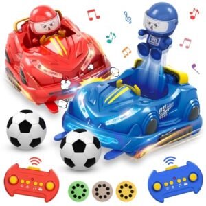 XSpeed LED Lights for RC Trucks Parent Child Interactive Battle Racing Car Set with Rechargeable Batteries