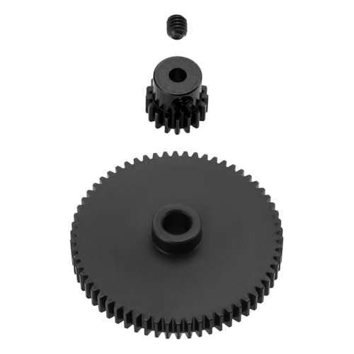 YINETTECH 1 Set RC Car Motor Gear Kit 62T Spur Gear 17T Pinion Mod 0.6 Compatible with VRX Octane RC Body Upgrades Parts