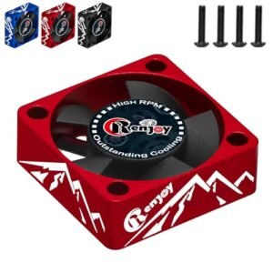 RCenjoy Bulldozer RC 1/14 Aluminum Alloy 30mm 3000 RPM Cooling Fan for RC Car Motors