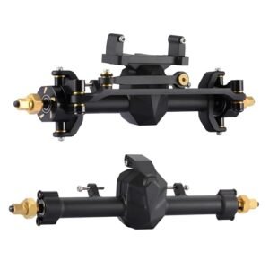 RC Willey Stockton SCX24 Axles CVD 52° Max Steering Angle +5.5mm Widened Upgrades for Axial SCX24 Deadbolt JLU C10 Bronco Gladiator