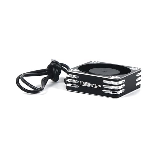 iBlivers F19A RC Car 30mm Motor Cooling Fan Heatsink 28000RPM Brushless ESC Cooling Fan for 1/8 1/10 540 550 Motor