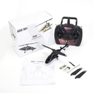 FunXylophy Vehicross Grand RC Helicopter F150BL V3 Ari Wolf with 6 Axis Gyro LED Lights Ready to Fly