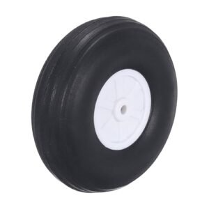 MECCANIXITY ESP8266 RC Plane Wheels 2.99 x 1.06 x 0.15 Inch PU Sponge Tires for DIY Model Aircraft