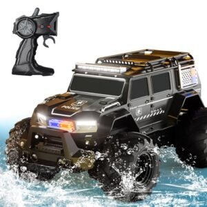 KAIMIO Remote Control Car Toys for Boys 1:16 All Terrain Off-Road RC Vehicle 2.4GHz Waterproof RC Monster Truck Water Driving Swimming Pool Kids Toys