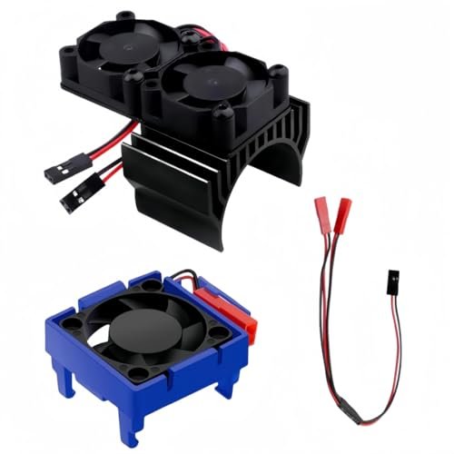 Traxxas VXL 3s RC Dual Motor Controller Cooling Fan Set for 1/10 Scale Models