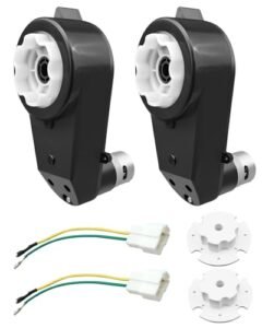 Hot Wheels RC Stealth Rides Power Tread Vehicle 2Pcs 24V High Speed Motor Gearbox RS555 35000RPM Upgrade Kit for Kids Electric Ride On Toys
