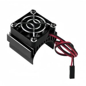 Aluminum Heat Sink with 5V Cooling Fan for the Biggest RC Car Engine Compatible with 540 550 3650 3660 3674 Size Brushless Motors