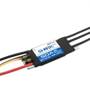 ZTW Shark G2 Series 50A Bi Direction Water Cooling Brushless ESC with SBEC 6A5V for Ellstrom RC Boat and DIY Projects