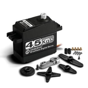 ZOSKAY 45KG 270 Degree High Torque Brushless Digital Servo Motor for VATERRA RC Cars and Arduino Projects