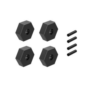 LAFPACY R16041 RC Pan Car Tires Wheel Hex Set Spare Part for 114 Brushless RC Car