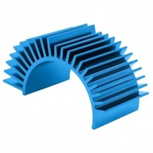 Traxxas HPI Tamiya Losi RC Car Electric Motors Explained Aluminum Heatsink Cooling Fins for 550 540 3650 Size Brushed Brushless Motors 1PCS Blue