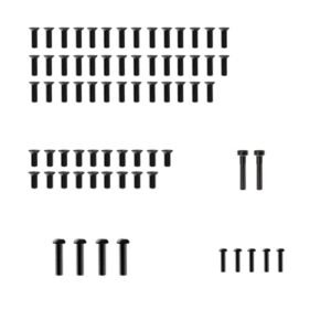 LAFPACY R16063 Oval Screw Set M2.5 Sizes for Dirt Oval RC Tires and 1/14 Brushless RC Car