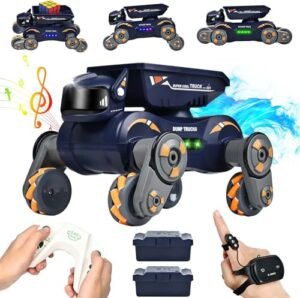 Tonka RC Gas Semi Trucks Remote Control Toy for Kids Ages 8 12 Rechargeable Durable Stunt Vehicle with Realistic Engine Sounds