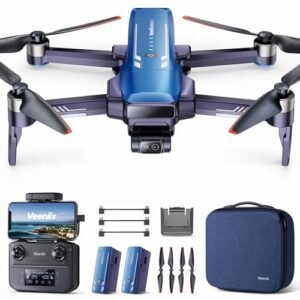 Veeniix V11PRO Best Flight Time RC Helicopter with 8K Camera 3 Axis Gimbal 80min Flight 6KM Transmission
