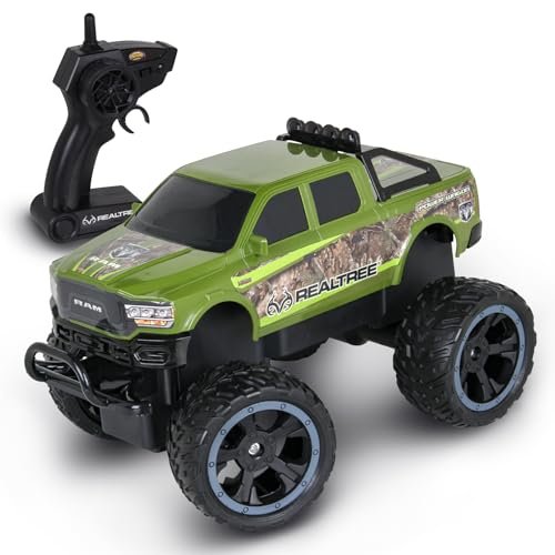 NKOK Realtree Ram 2500 Power Wagon RC Monster Truck 2.4GHz Pistol Grip Remote Control