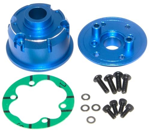 Arrma 1/10 Kraton Outcase 4S V2 1/8 Mojave 4S RC Car Aluminum Alloy Center Differential Housing Shell Part ARA311166 Dark Blue