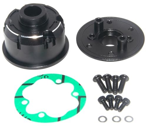 Arrma 1/10 Kraton Outcase 4S V2 1/8 Mojave 4S RC Car Aluminum Alloy Center Differential Housing Shell Part ARA311166 Black
