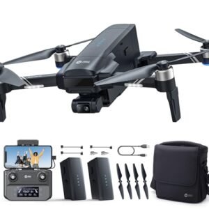 Holy Stone HS110D FPV RC Drone with 4K Camera 3 Axis Brushless Gimbal GPS 80 Min Flight Time Auto Return Home