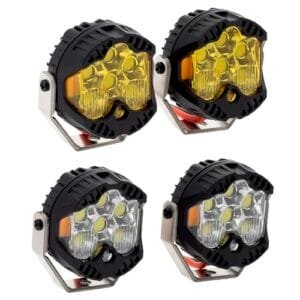 MEUS RACING RC Car LED Lights Kit for 1/10 and 1/8 Scale Models Compatible with Axial SCX10 Wraith Traxxas TRX4 TRX6 Redcat Gen8