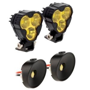 MEUS RACING Polar Lights RC Car Parts LED Headlight Spotlight Kit for Vanquish H10 Optic Sparco Yokohama RTR 1/10 RC Crawler Upgrades