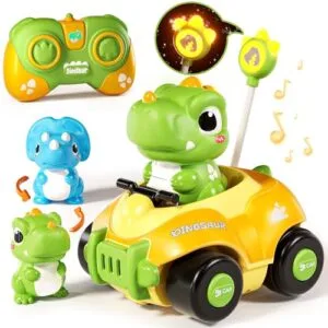 Uregoio Crown Victoria RC Car for Kids Remote Control Toy with LED Lights and Music for Boys and Girls Ages 2 5