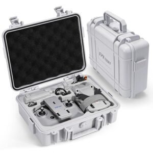 FPVtosky Hard Case for DJI Mini 3/ Mini3 Pro, Waterproof Carrying Case Storage Box for DJI Mini 3 and RC-N1 Remote Controller Accessories