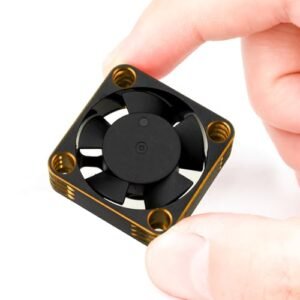 XYZ Brand 30mm Motor Cooling Fan 28000RPM for 1/10 Scale RC NASCAR 540 550 Brushless Motors Gold
