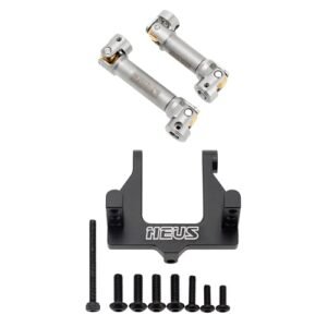 MEUS Ascent 18 Front Rear Driveshafts with Servo Mount for Redcat Ascent 18 1/18 RC Crawler Upgrades