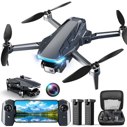 X33 DRONE 2K HD FPV RC Electric Helicopter for Beginners with Brushless Motor 360°Flip and Gesture Selfie