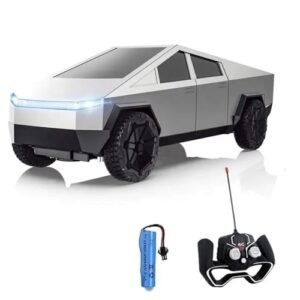 Vsunhoo Dual Engine RC Truck Remote Control Toy Vehicle 2.4Ghz High Speed 1/24 Scale Model with Rechargeable Battery