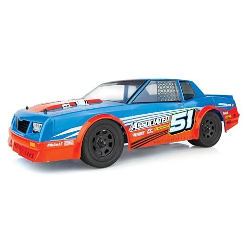 Team Associated SR10M Dirt Oval RTR RC Car with High Performance RC Dirt Oval Tires ASC70033 Blue