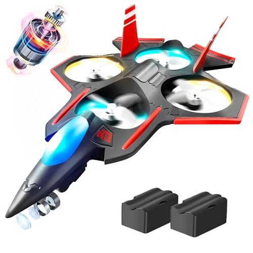 BEZGAR Brushless RC Plane with Camera 2.4GHZ Remote Control Airplane Featuring Navigation Lights for Enhanced Visibility