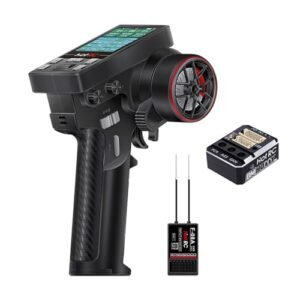 Havcybin Hot RC CT 8B 8 Channel Color Screen 2.4G RC Drift Radio Transmitter and Receiver for RC Cars Ships and Tanks