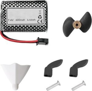 BEZGAR RC Boat Accessories Package for Shuang Ma 7009 RC Boat 7.4V 1200mAH Li ion Battery