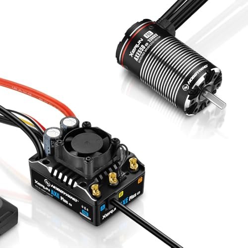Hobbywing Xerun Axe R3 ESC and 3300Kv 2 3S 550L R2 Motor Combo for Gee Bee R3 RC Plane