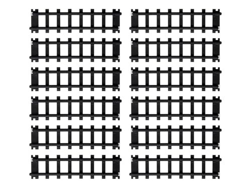 Lionel Build RC Battery Pack 12 Piece Straight Black Plastic Track for Battery O Gauge