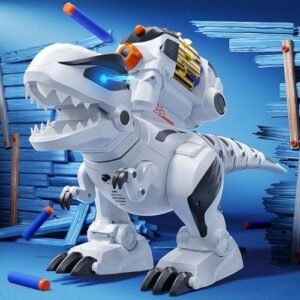 Ruko 8809 Remote Control Robot Dinosaur Toys for Kids Featuring RC Plane Sound Barrier Technology Large Rechargeable Jurassic STEM Programmable Interactive with Sound Effects Birthday Gifts for Boys Girls Age 3 4 5 6 7 8