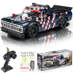 Cheerwing 1:10 Brushless RC Cars for Adults,70+KMH RC Drift Car,Hobby RC Racing Car with 3000mAh Lipo Battery,Remote Control Truck for Boys