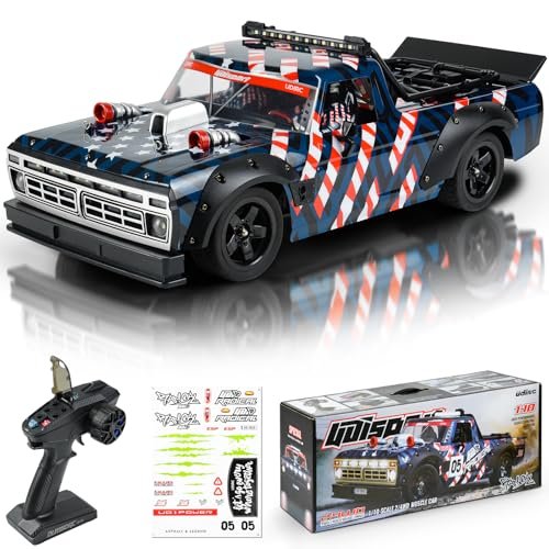 Cheerwing 1/10 Brushless RC Cars for Adults 70KMH RC Drift Car Hobby RC Racing Car with 3000mAh Lipo Battery Remote Control Truck for Boys